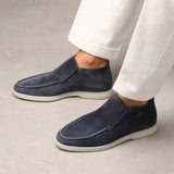 Yüksek Süet Loafer Ayakkabı