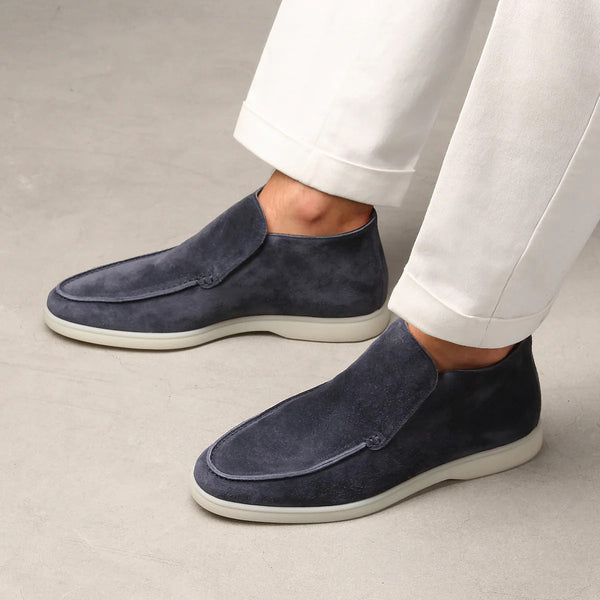 Yüksek Süet Loafer Ayakkabı