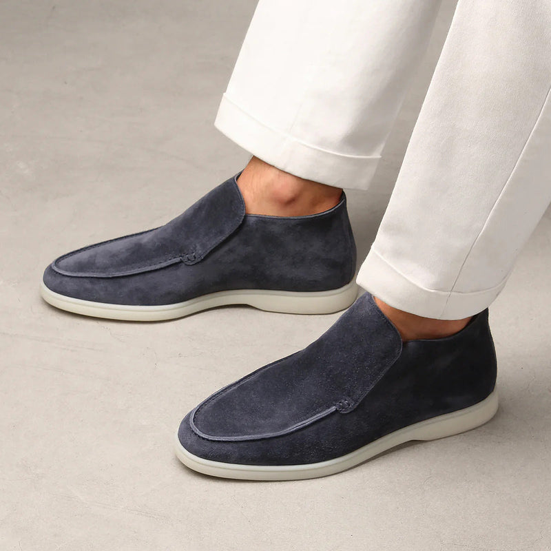 Yüksek Süet Loafer Ayakkabı