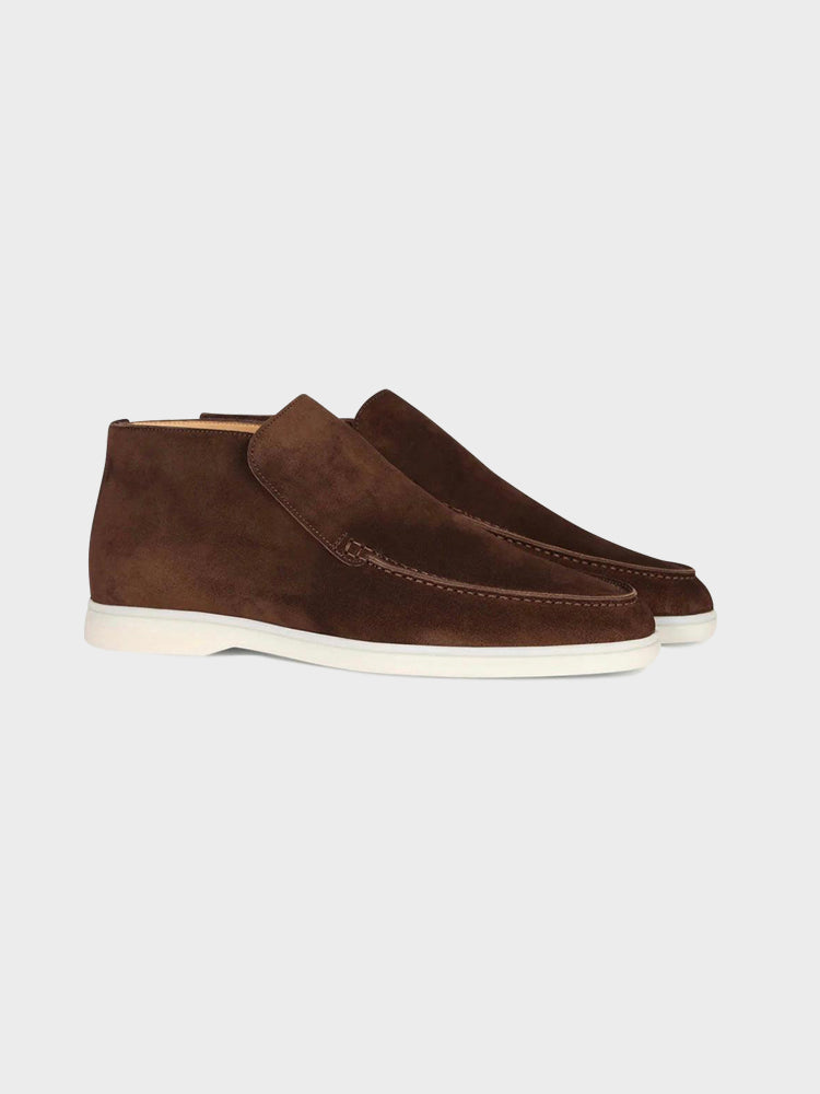 Yüksek Süet Loafer Ayakkabı
