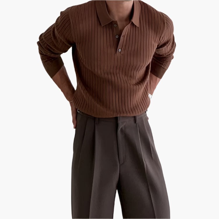 SEOJIN Old Money Polo Kazak