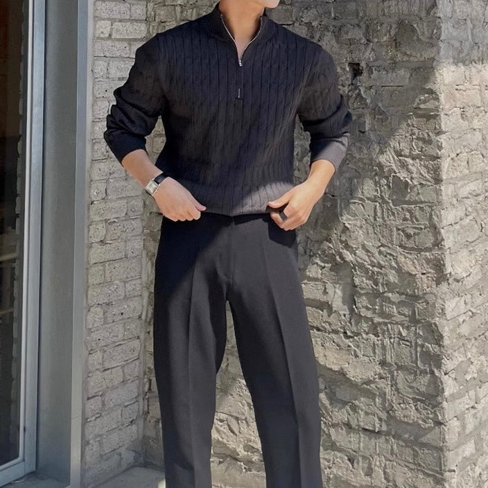 GWANGJU Yarım Fermuarlı Kazak