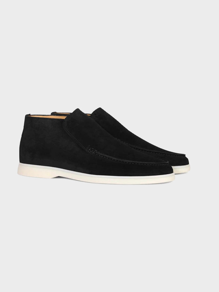 Yüksek Süet Loafer Ayakkabı