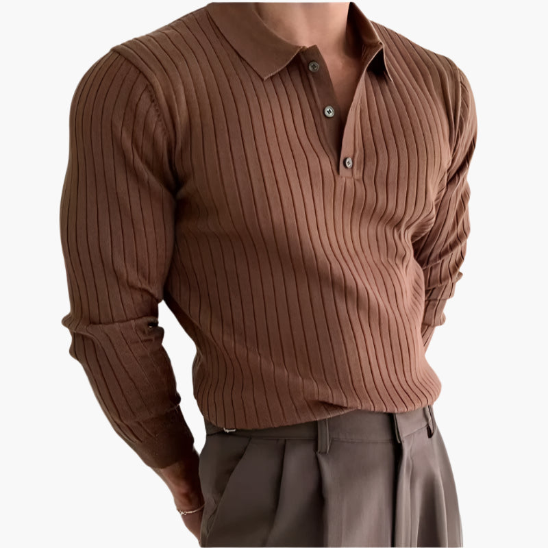SEOJIN Old Money Polo Kazak
