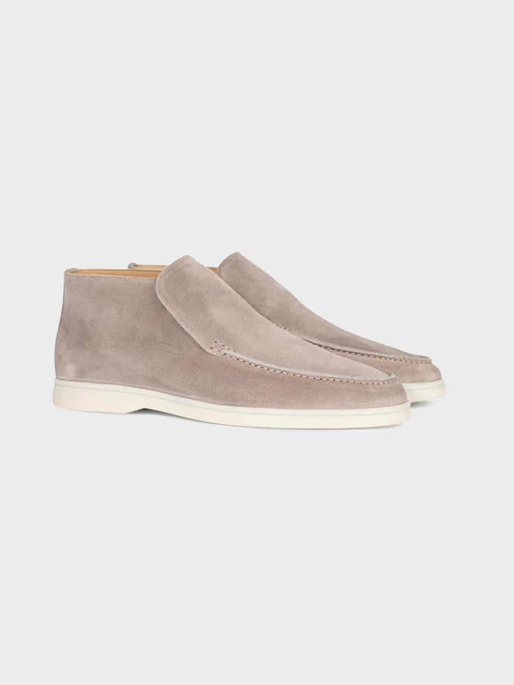 Yüksek Süet Loafer Ayakkabı