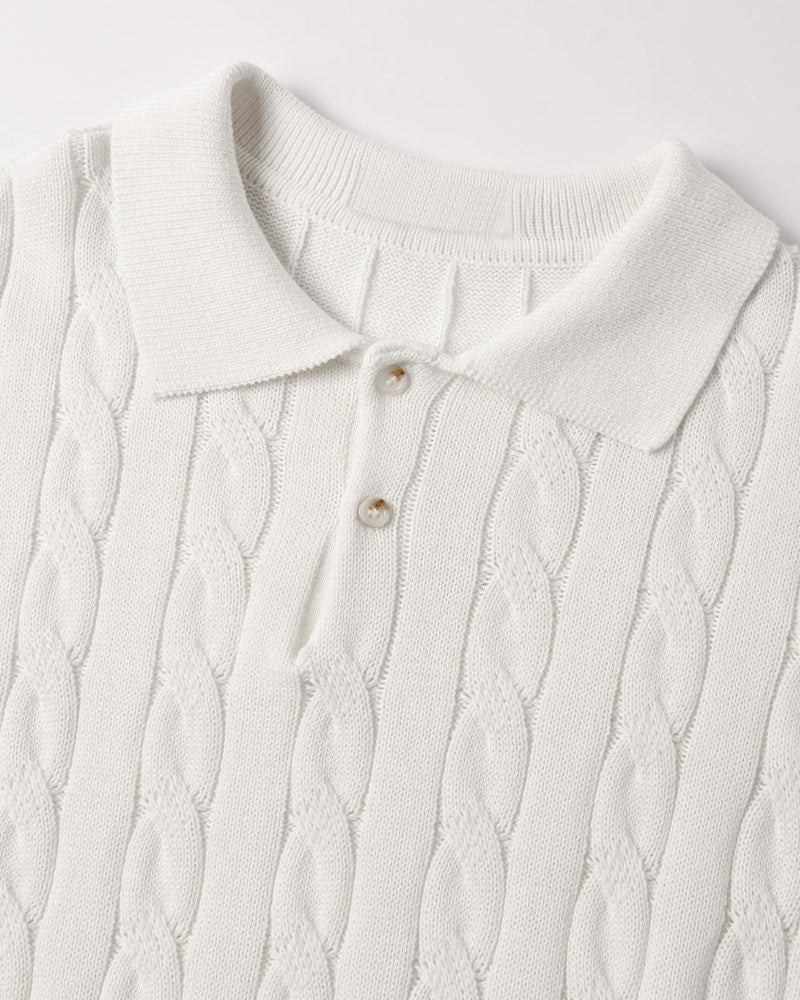 FLORENCE Örgü Desenli Polo
